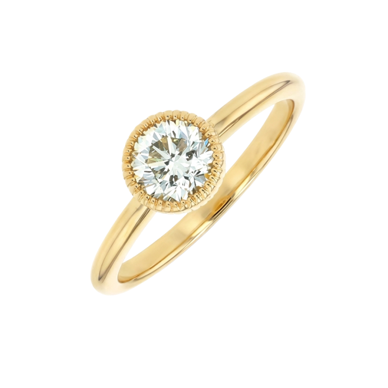 Solitaire diamant 0.79 carat or jaune 3.22g Comme neuf -  reconditionné disponible sur Gemme Les Bijoux